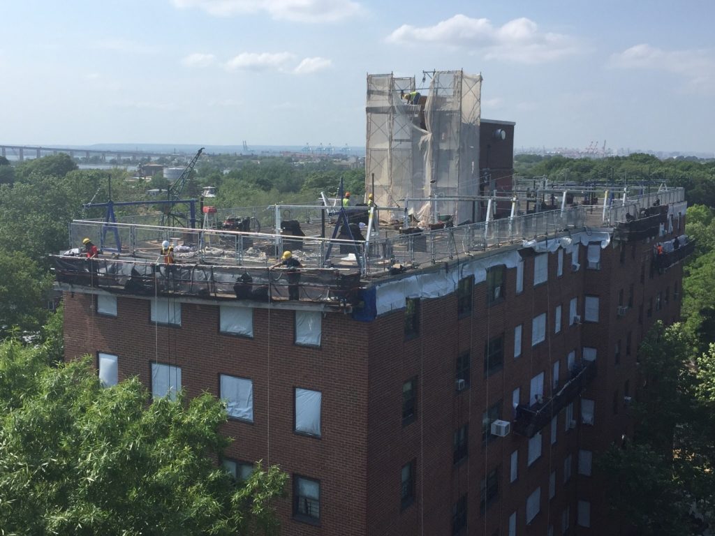 NYCHA Exterior Restoration and Roofing Replacement at West Brighton Plaza and Richmond Terrace